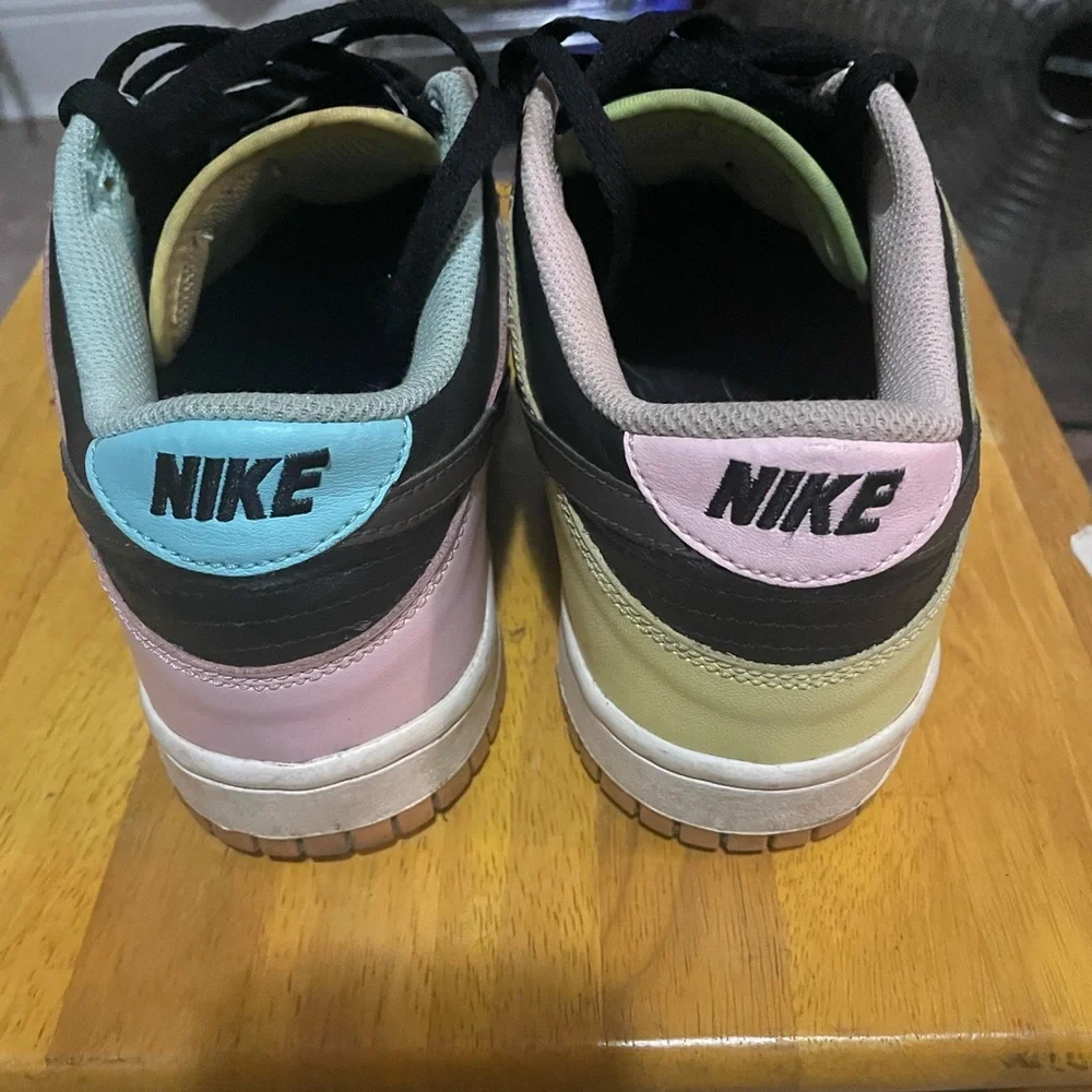 Nike Black and Pastel Sneakers